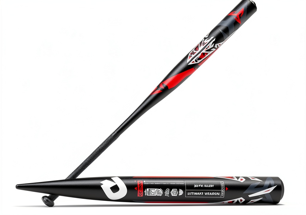 DeMarini Ultimate Weapon bat in action on a softball field