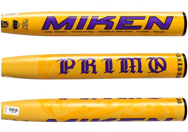 Softball Bat Miken Gold Carbon Fiber Adult-1