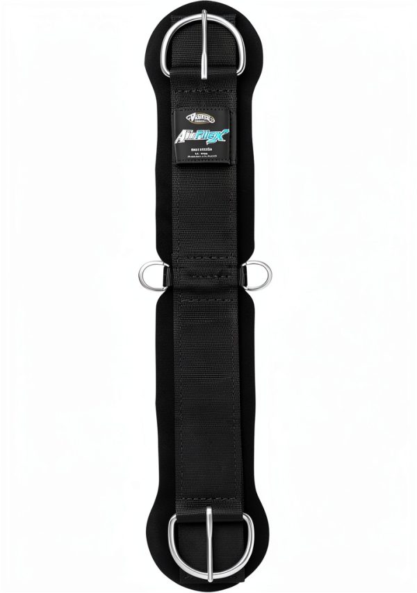 Equestrian Girth Weaver Leather Black Design-0