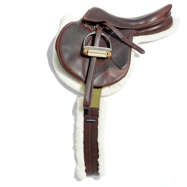 Equinavia Brown Equestrian Girth Nylon Web Top-1
