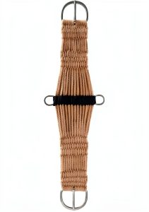 Equestrian Girth Weaver Leather White Leather Cinch-0