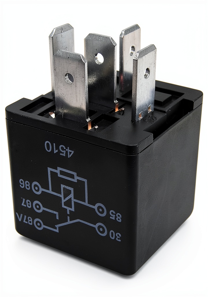 Installing Crown Automotive Jeep electrical relay on a wooden workbench