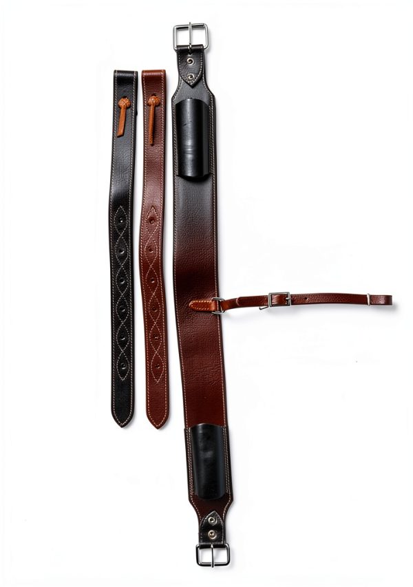 SHOWMAN CRAFT Equestrian Girths Genuine Leather-0