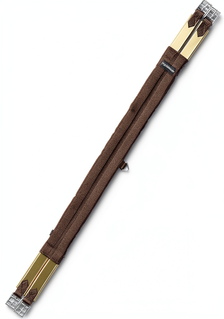 Equinavia Brown Equestrian Girth on a horse