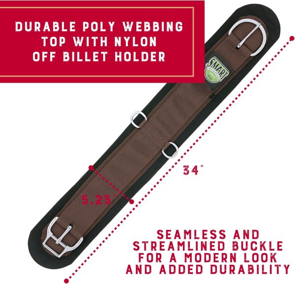 Weaver Leather Felt Lined Smart Cinch for Equestrian-2