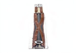 TuffRider Brown Synthetic Leather Girths for All Ages-0