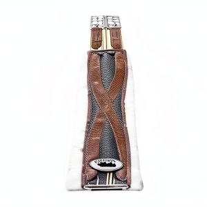 TuffRider Brown Synthetic Leather Girths for All Ages-0