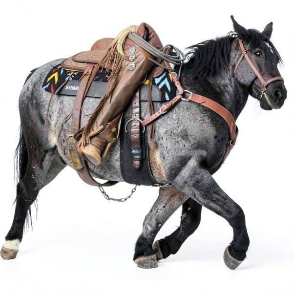 Weaver Equine Black Nylon Webbing Roper Cinch-1