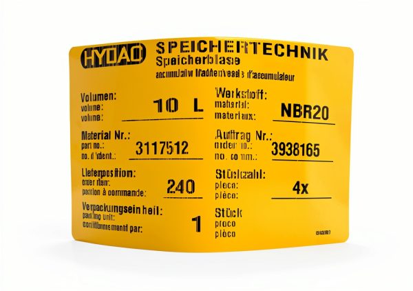 HYDAC 10L Bladder Accumulator Repair Kit for Fuel Injection-0