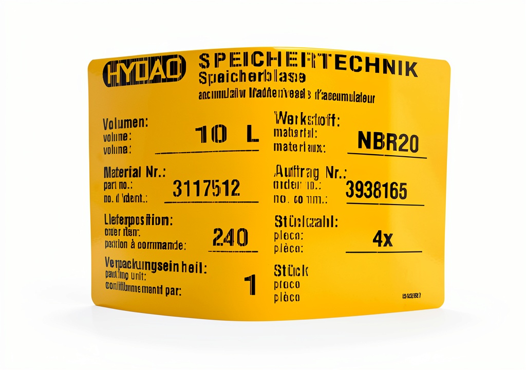 Technician installing HYDAC bladder accumulator repair kit in a workshop