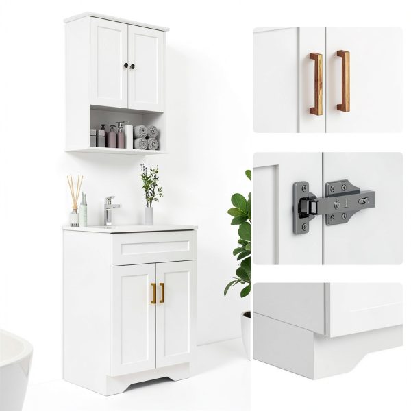 Bathroom Vanity LDarqeer 24 30 36 Inch Wooden Easy Assembly-6