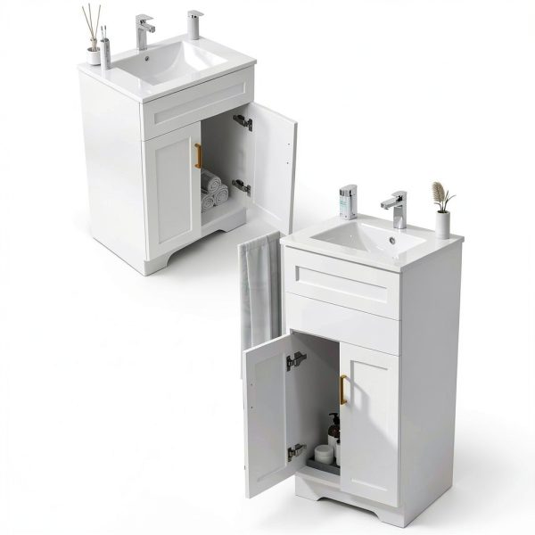Bathroom Vanity LDarqeer 24 30 36 Inch Wooden Easy Assembly-5