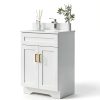 Bathroom Vanity LDarqeer 24 30 36 Inch Wooden Easy Assembly-0
