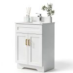 Bathroom Vanity LDarqeer 24 30 36 Inch Wooden Easy Assembly-0