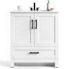 Bathroom Vanity IRONCK 30" with Soft‑Close Doors & Drawer-0