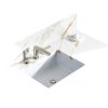 KOHLER 2882-0 Verticyl Rectangular Undermount Bathroom Sink 19.75"-4