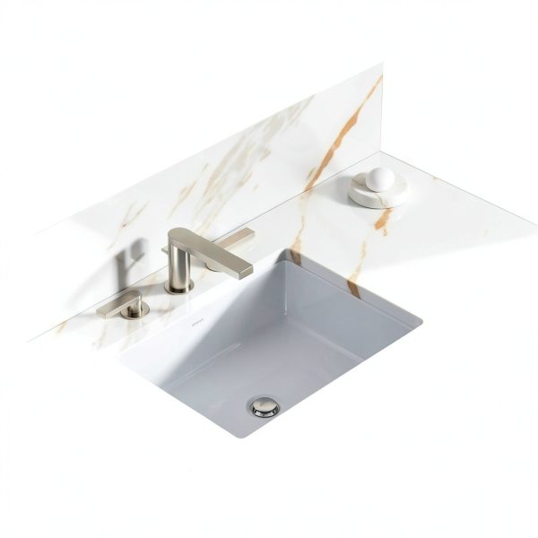 KOHLER 2882-0 Verticyl Rectangular Undermount Bathroom Sink 19.75"-4