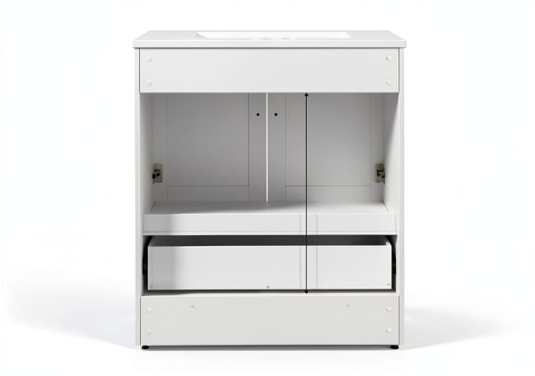 Bathroom Vanity IRONCK 30" with Soft‑Close Doors & Drawer-1