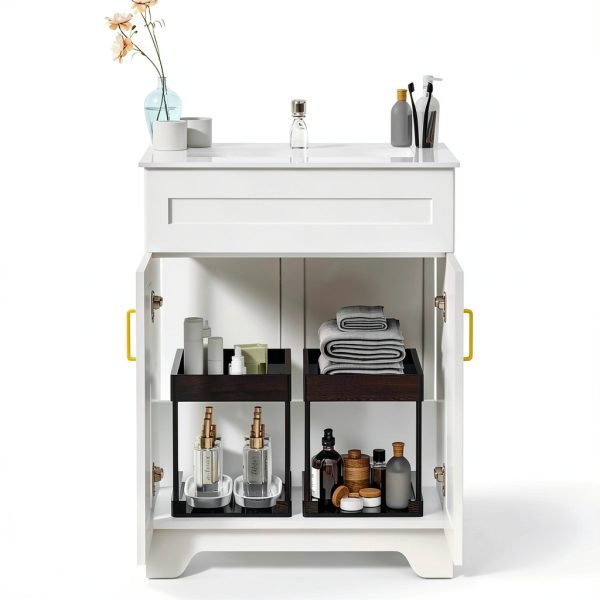 Bathroom Vanity LDarqeer 24 30 36 Inch Wooden Easy Assembly-3