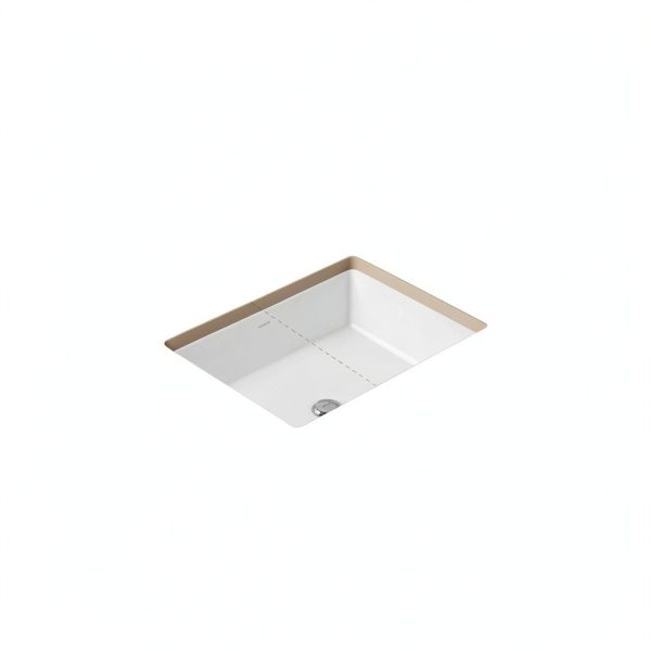 KOHLER 2882-0 Verticyl Rectangular Undermount Bathroom Sink 19.75"-2