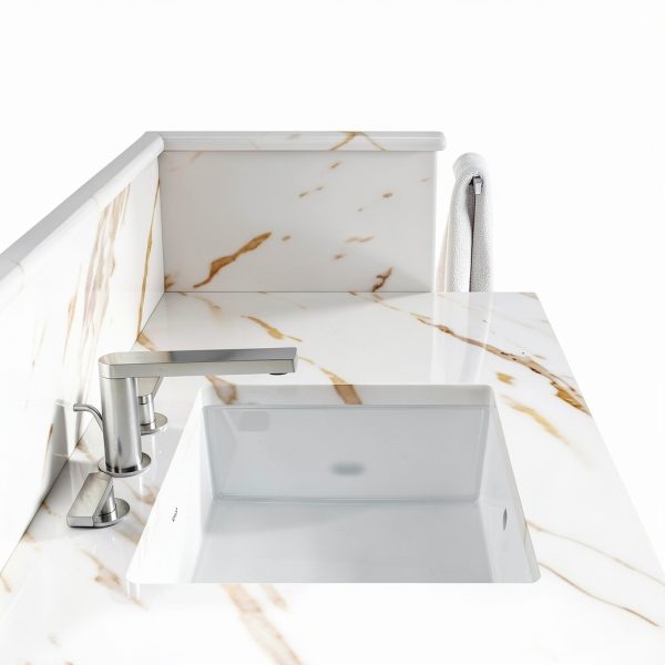 KOHLER 2882-0 Verticyl Rectangular Undermount Bathroom Sink 19.75"-5
