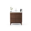 Bathroom Vanity APRILSOUL 30" Walnut Ceramic Sink Mid-Century-4