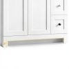 Bathroom Vanity IRONCK 36" White Freestanding with Soft Close Doors-7